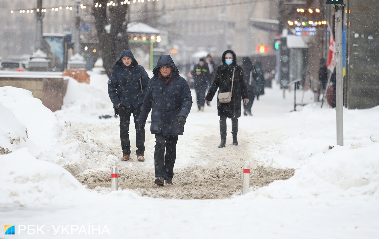 Засніжений Київ очима фотографа: що відбувається у столиці