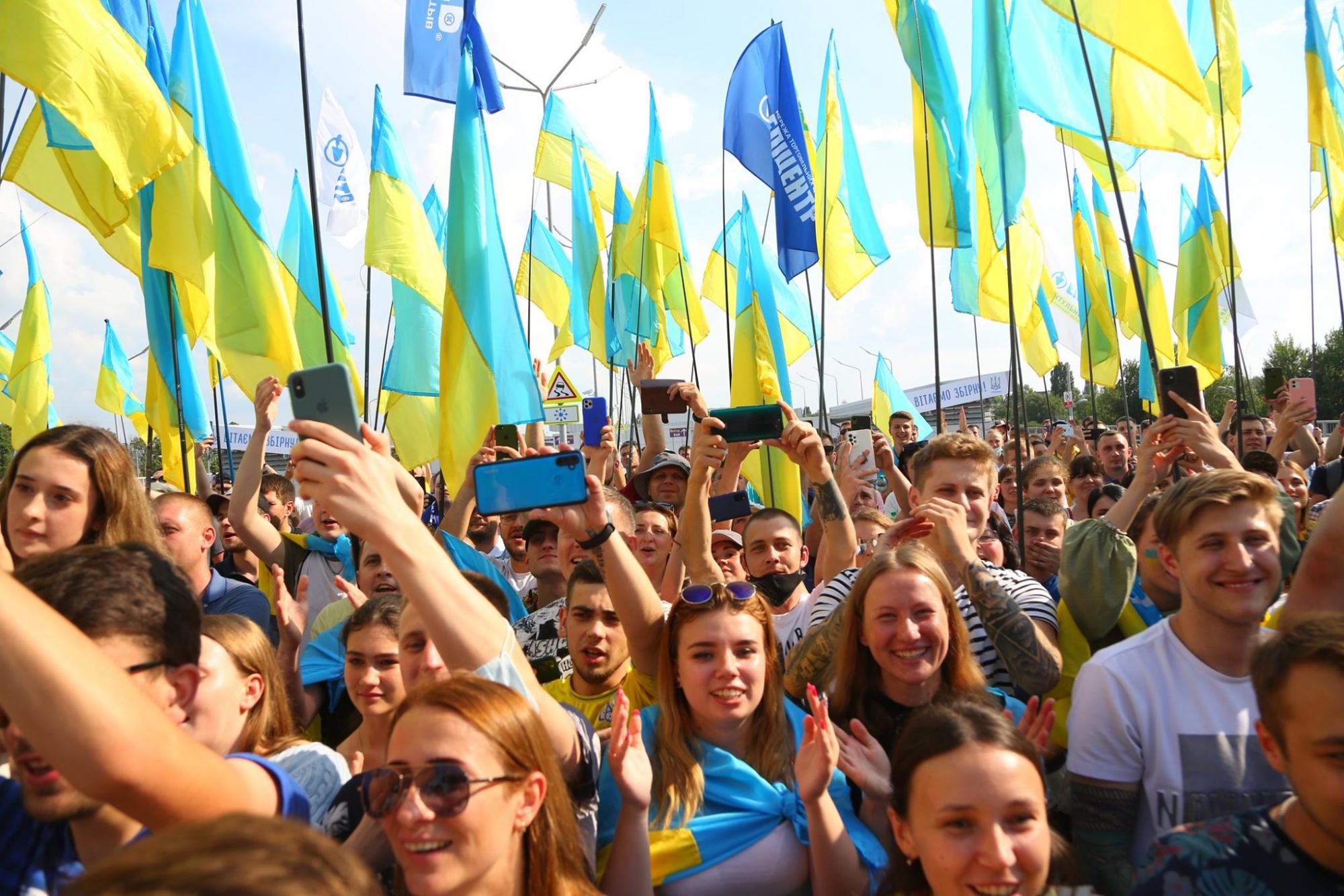 Збірна України в Борисполі (фото та відео)