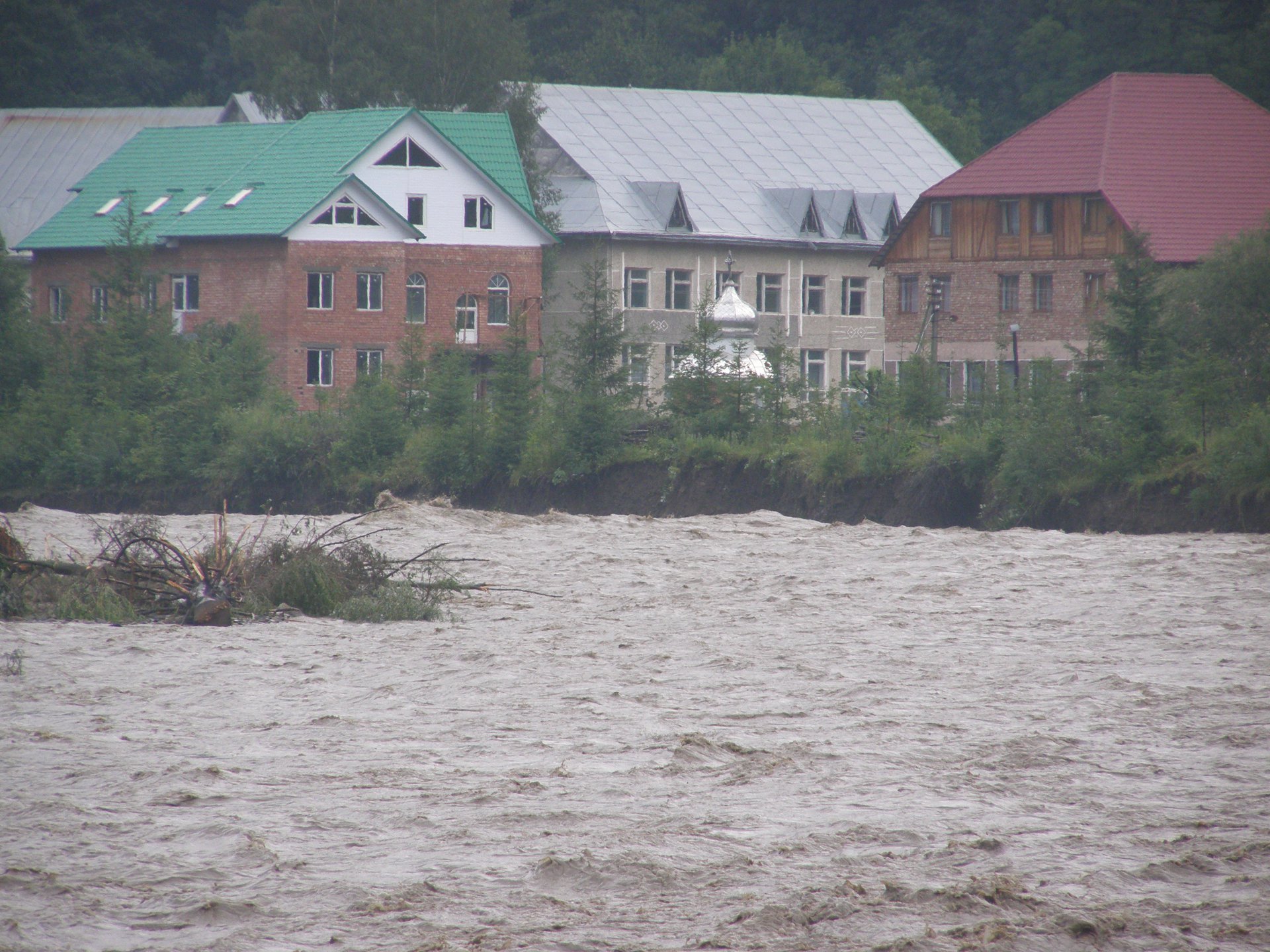 Руйнівна повінь у Карпатах: як це було в 2008-му (фото)