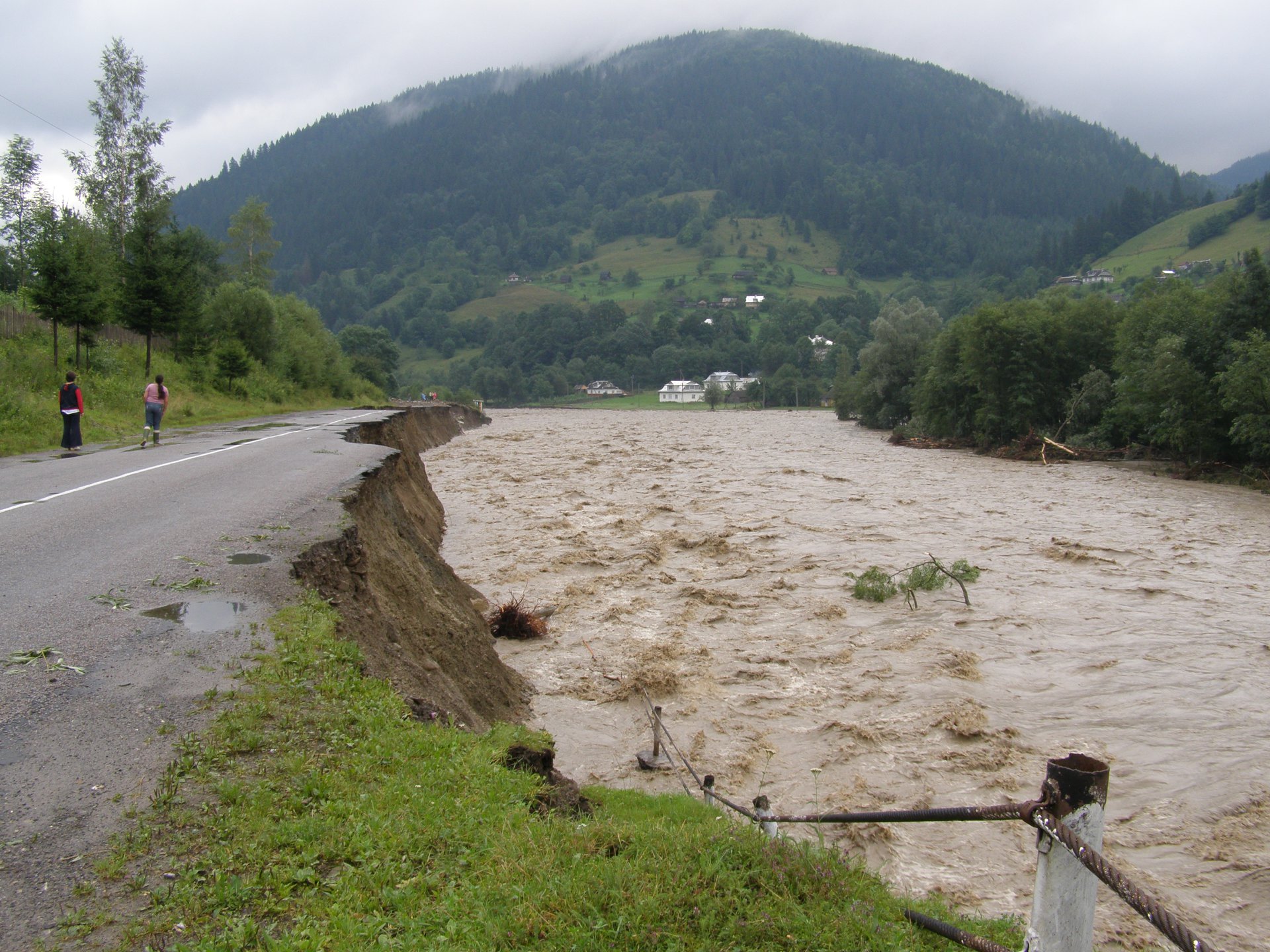 Руйнівна повінь у Карпатах: як це було в 2008-му (фото)