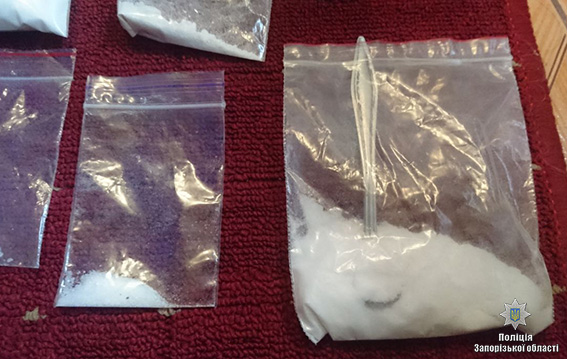 В Запорожье изъяли наркотики на 230 тыс. гривен