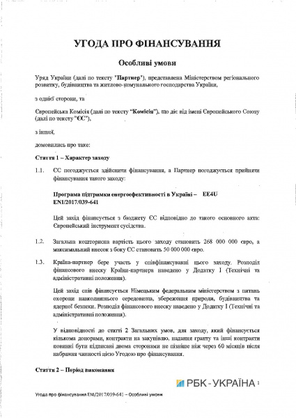 Кабмін схвалив угоду про співфінансування програми енергоефективності