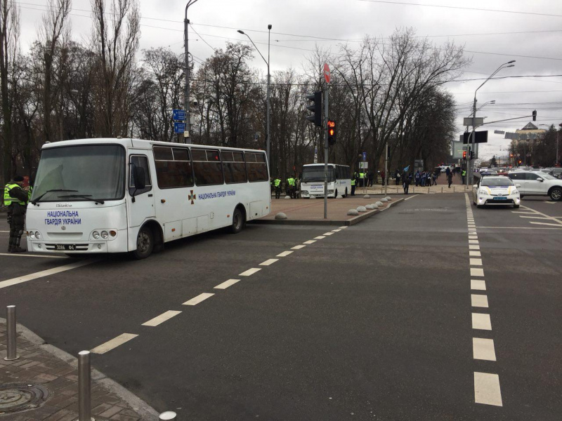Из-за массовых мероприятий в центре Киева перекрыты несколько улиц