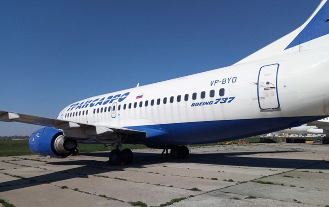 Україна виставила на аукціон російський Boeing, арештований за борги