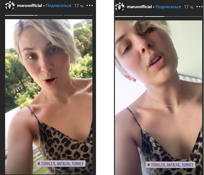 MARUV підкорює плавними вигинами в леопардовому купальнику на відпочинку в Туреччині