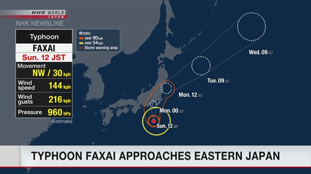 В Японии из-за тайфуна &quot;Факсай&quot; отменили более 100 авиарейсов