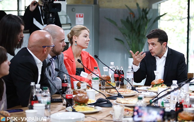 Прес-марафон Зеленського: чим президент годував журналістів (фото)