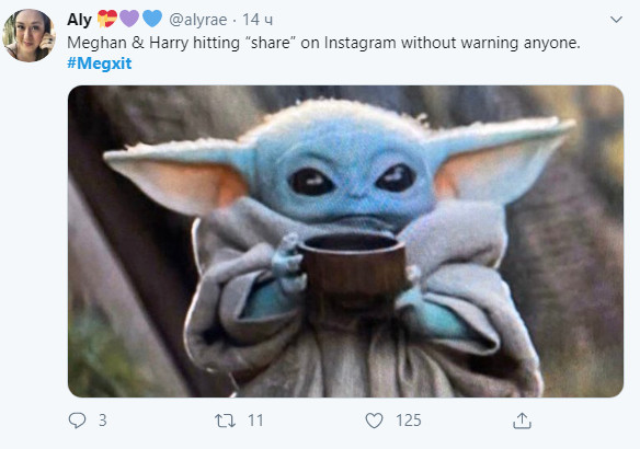 #Megxit: Меган Маркл і принц Гаррі "обросли" смішними мемами з приводу відходу з королівської сім'ї