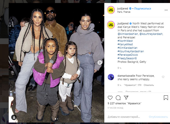 Майбутня зірка: 6-річна дочка Кім Кардашьян вперше зачитала реп на модному шоу батька (відео)