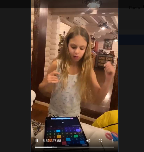 Мій малолітній діджей: Полякова захопила музичним талантом молодшої доньки