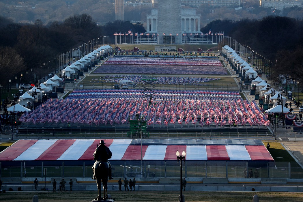 Інавгурація Джо Байдена буде унікальною: з'явилися яскраві фото з репетиції