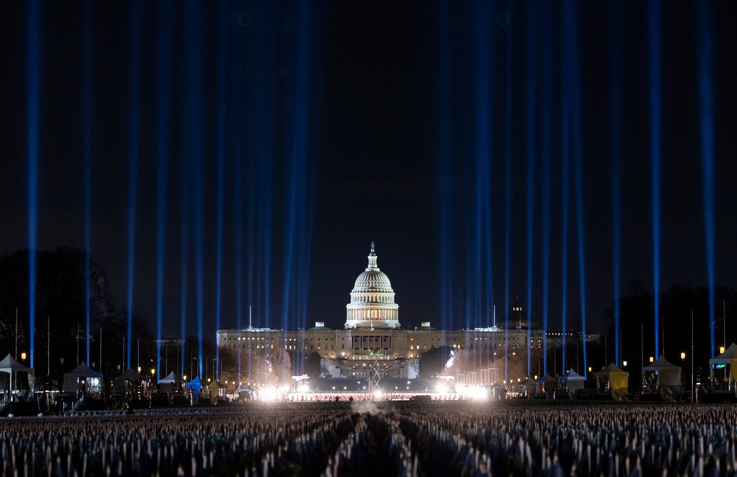 Інавгурація Джо Байдена буде унікальною: з'явилися яскраві фото з репетиції