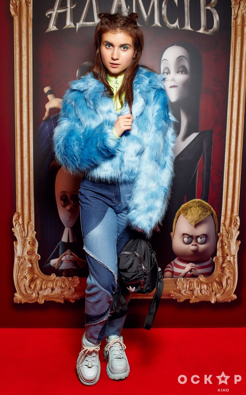 Осадча, Горбунов, Барбір та інші зірки галапрем'єри  мультфільму "Родина Адамсів""