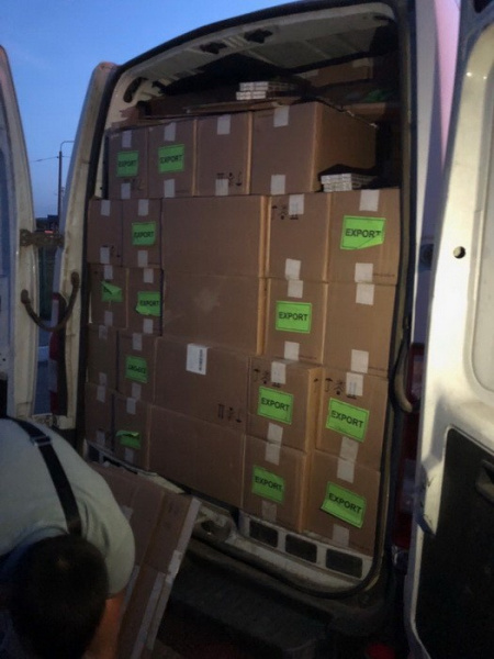 СБУ блокувала контрабанду цигарок з Придністров’я на 3,7 млн гривень