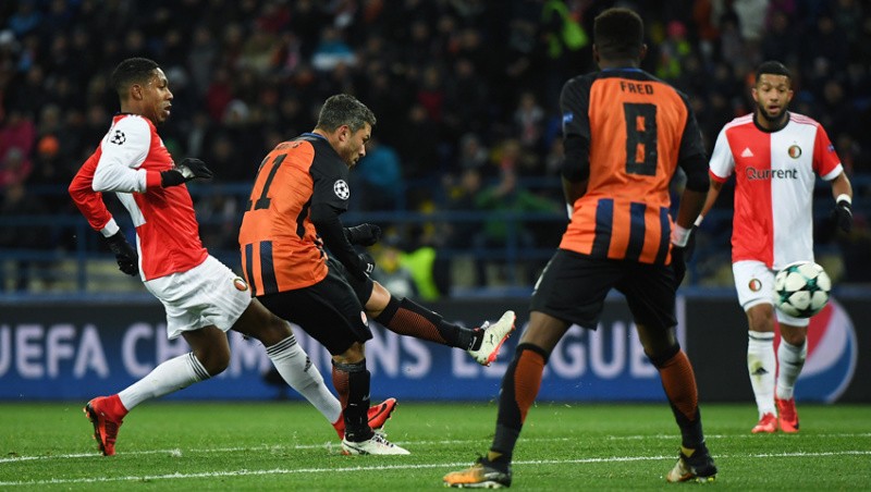 Шахтер - Фейеноорд 3-1: видео голов и обзор матча