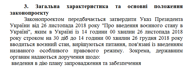 Опубликован текст нового закона о введении военного положения в Украине