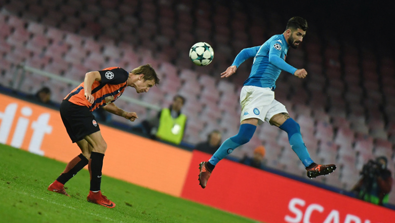 Наполі - Шахтар 3-0: відео голів та огляд матчу