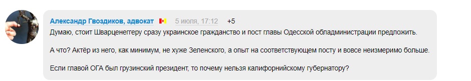 Приїдуть Маск і Шварценеггер: кандидат в нардепи оскандалився заявою