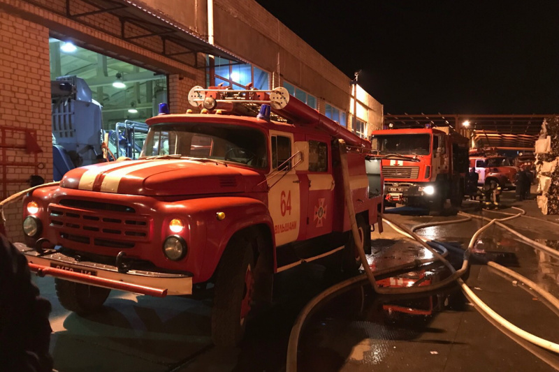 Под Харьковом горело предприятие по переработке пластика