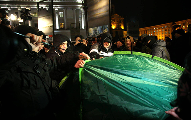 В Киеве на Майдане произошла потасовка