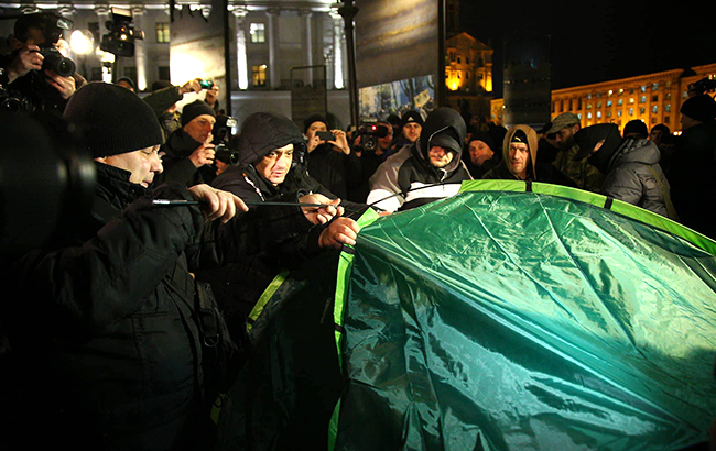 В Киеве на Майдане произошла потасовка