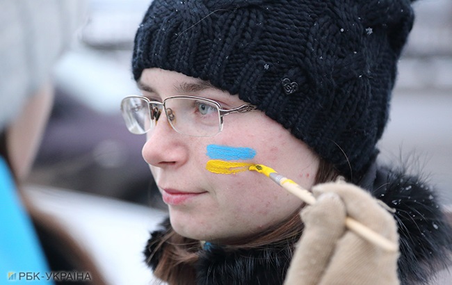 В Украине сегодня отмечают День Соборности (фоторепортаж)