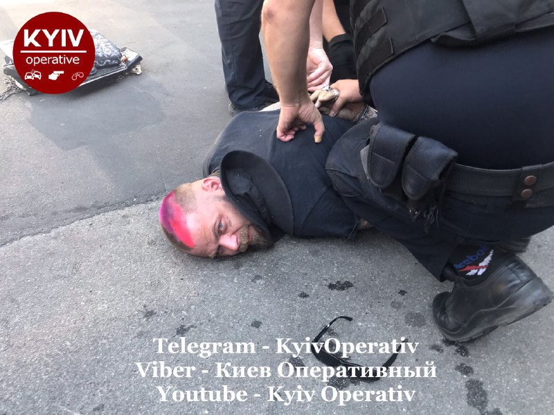 В Киеве бандит угнал мотоцикл, чтобы изменить мир: видео и все подробности