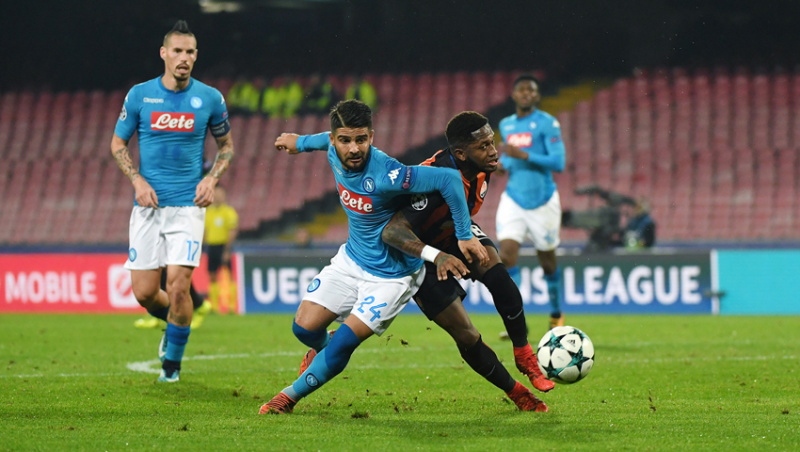 Наполи - Шахтер 3-0: видео голов и обзор матча