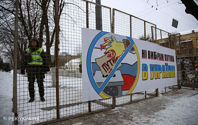 Вибори президента РФ: у Києві перекрили Повітрофлотський проспект