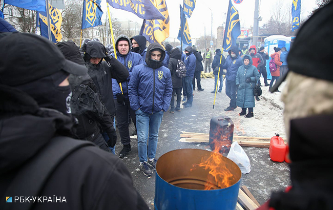 Вибори президента РФ: у Києві перекрили Повітрофлотський проспект