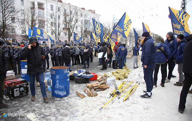 Вибори президента РФ: у Києві перекрили Повітрофлотський проспект