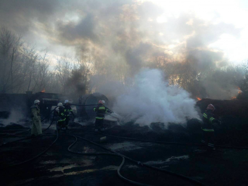 В Черкасской области ликвидировали масштабный пожар, - ГСЧС