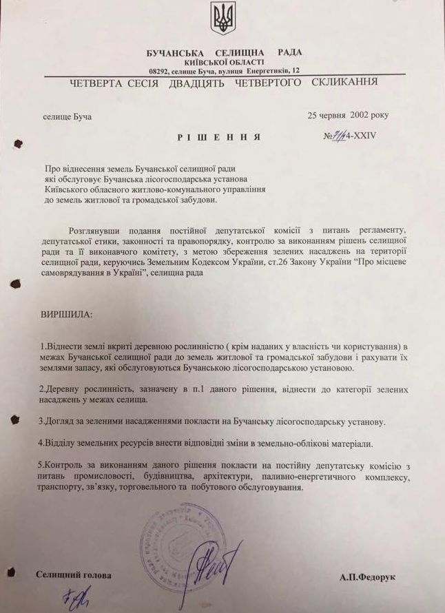 ГПУ вилучила документи, що підтверджують службові злочини мерів Ірпеня і Бучі