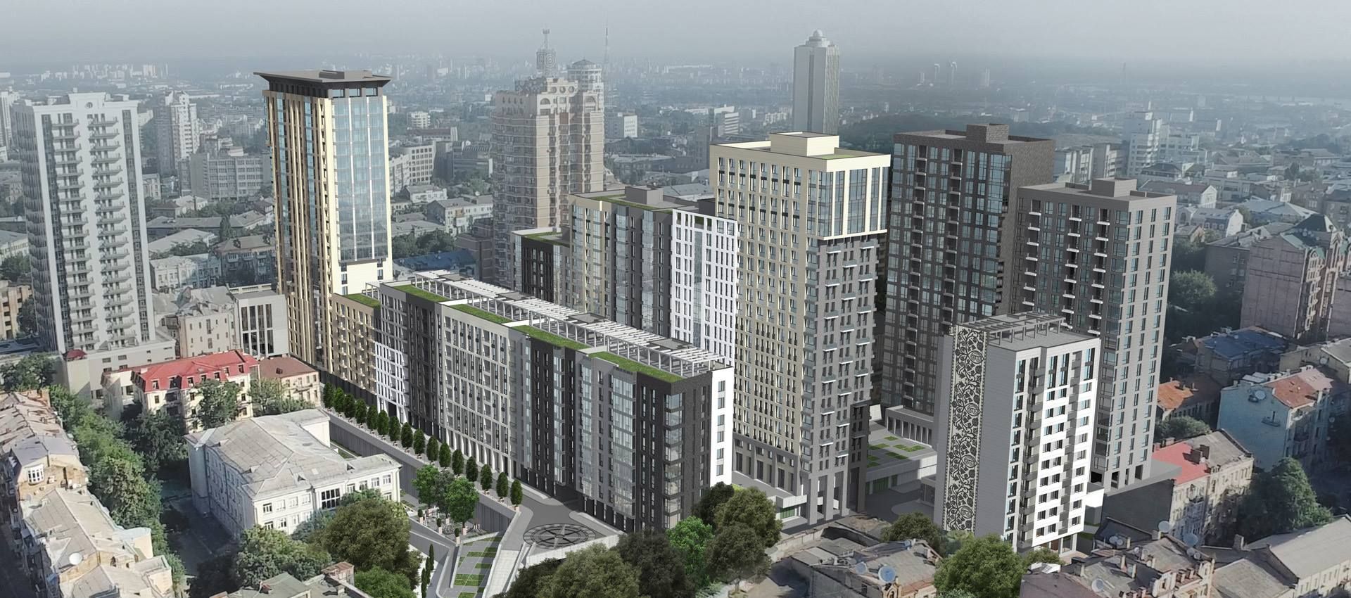 У Києві на місці знесеного Сінного ринку будують багатоповерхівки та продають квартири