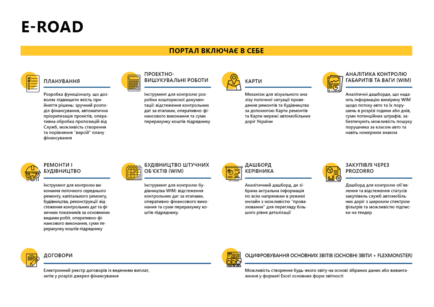 &quot;Укравтодор&quot; презентував систему автоматизованого керування дорогами E-ROAD