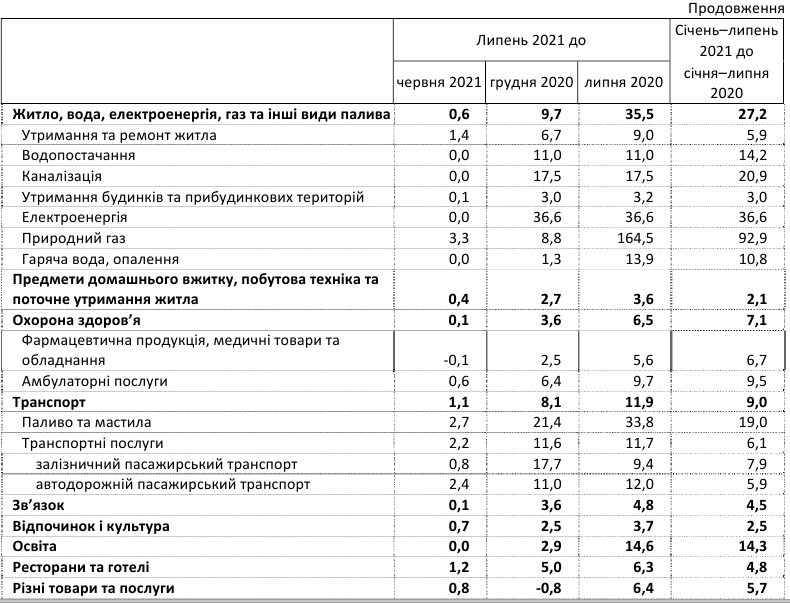 Инфляция в Украине превысила 10%: что подорожало в июле