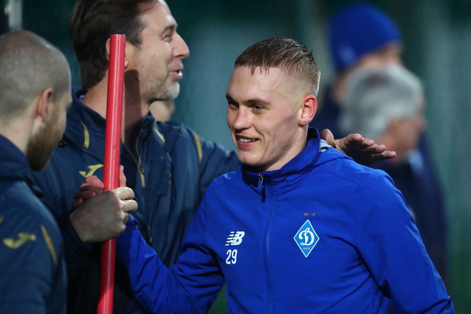 Шевченко и его помощники посетили тренировочный лагерь "Динамо"