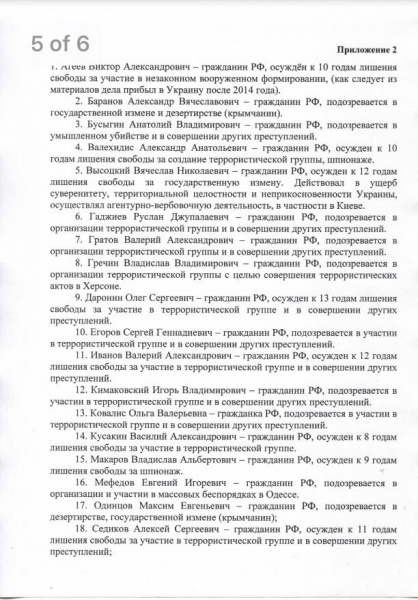 Денісова надіслала РФ листа з пропозицією обміну політв’язнів Кремля