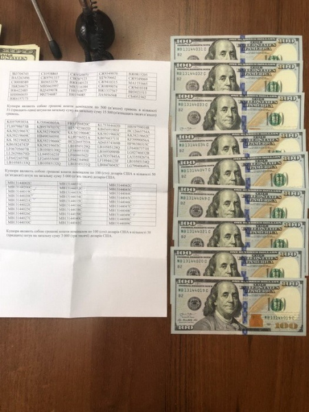 СБУ викрила на хабарі в 10 тис. доларів суддю та чиновника Подільського суду Києва