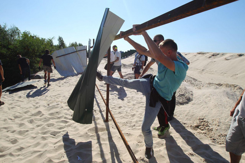На месте скандальной застройки на Осокорках снова произошли столкновения