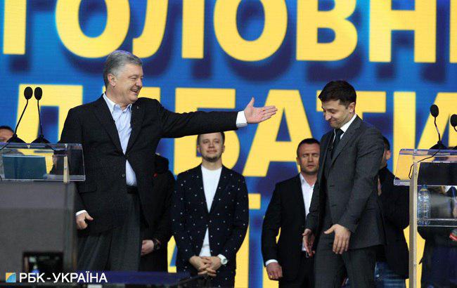 Неспортивный разговор: как прошли дебаты Зеленского и Порошенко на &quot;Олимпийском&quot;