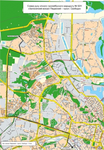 ніч, київ, тролейбус