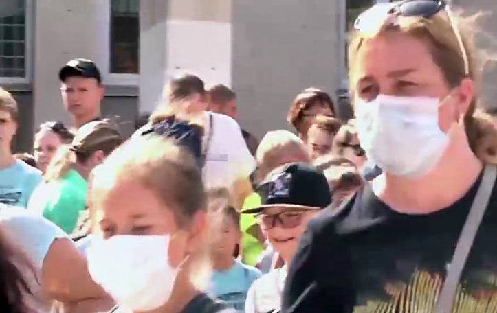 В оккупированном Армянске в воздух попал сернистый газ