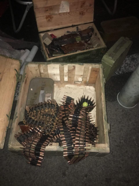 В Киеве обнаружили арсенал боеприпасов