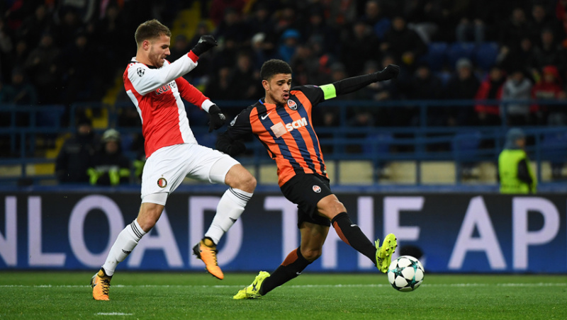 Шахтар - Феєнорд 3-1: відео голів та огляд матчу