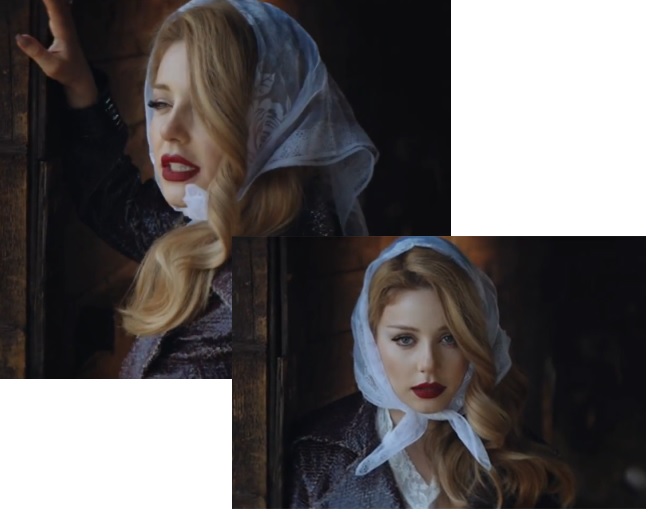 Тина Кароль в косынке