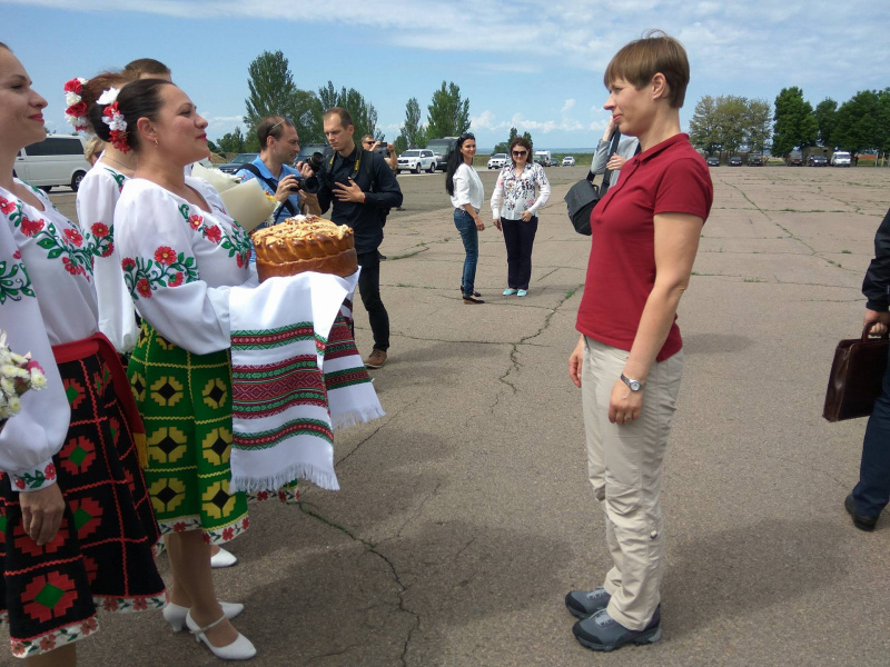 Президент Эстонии прибыла в Краматорск