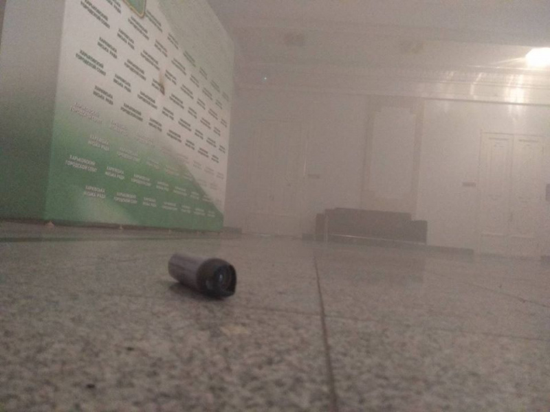 В Харьковском горсовете произошли столкновения