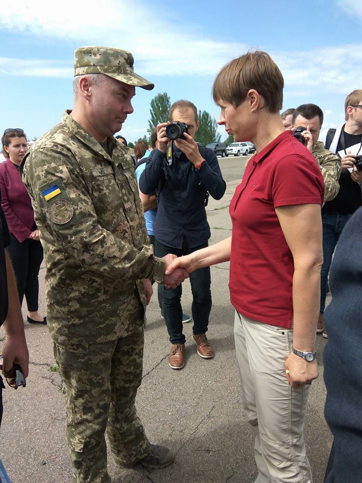 Президент Естонії прибула до Краматорська