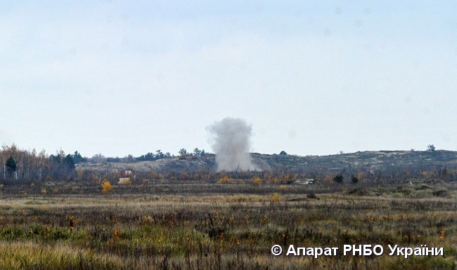 В Киевской области прошли испытания боеприпасов украинского производства  